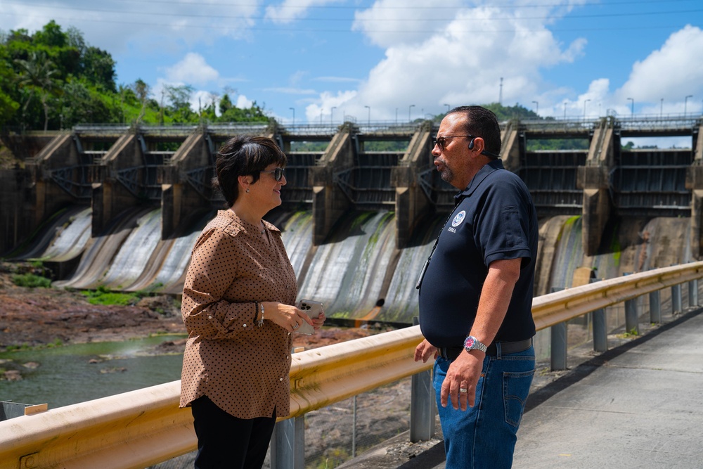 FEMA, CORE3 and PRASA visit Carraízo Dam to inspect dredging status