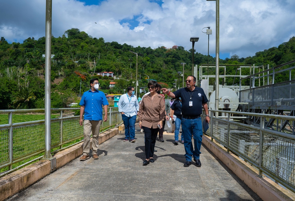 FEMA, CORE3 and PRASA visit Carraízo Dam to inspect dredging status