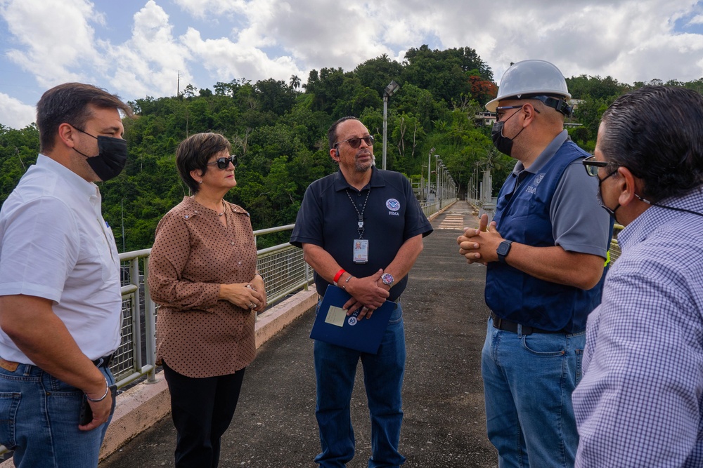 FEMA, CORE3 and PRASA visit Carraízo Dam to inspect dredging status