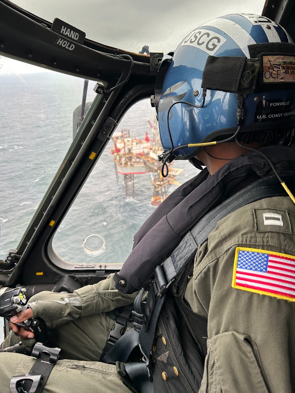 Coast Guard medevacs platform crew member near Port Fourchon, Louisiana