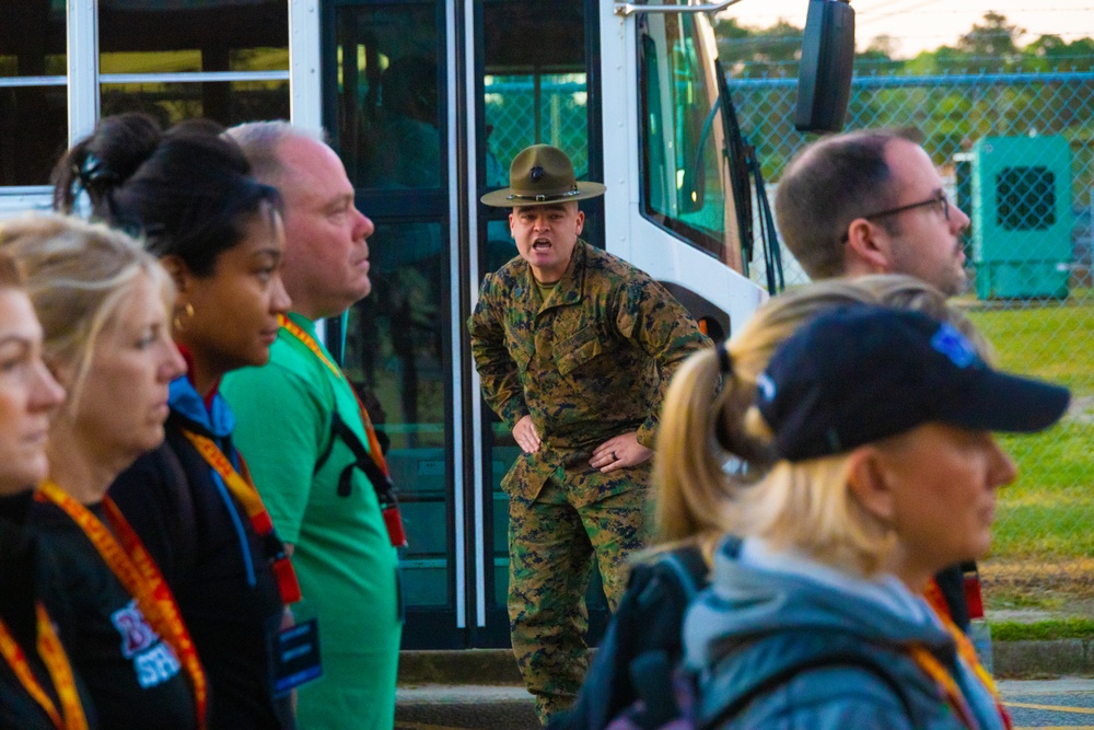 Northeastern US educators attend Parris Island Marine Corps workshop