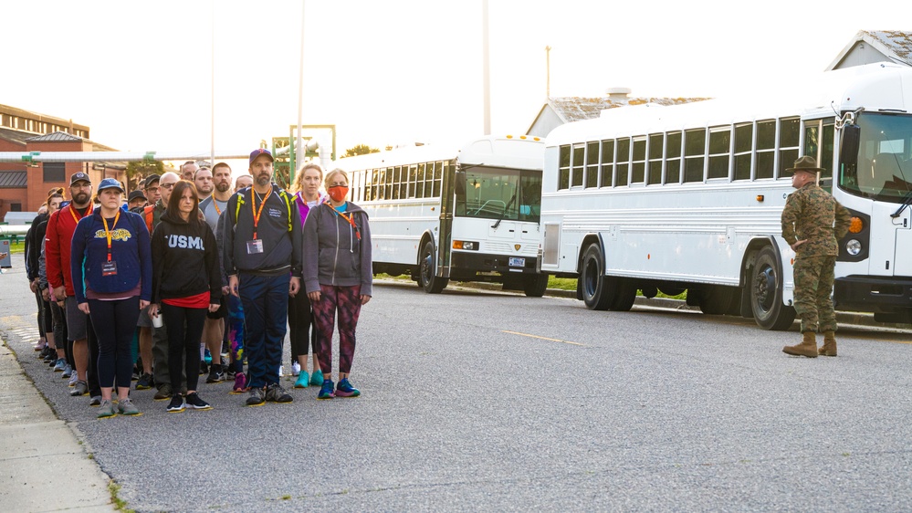 Northeastern US educators attend Parris Island Marine Corps workshop