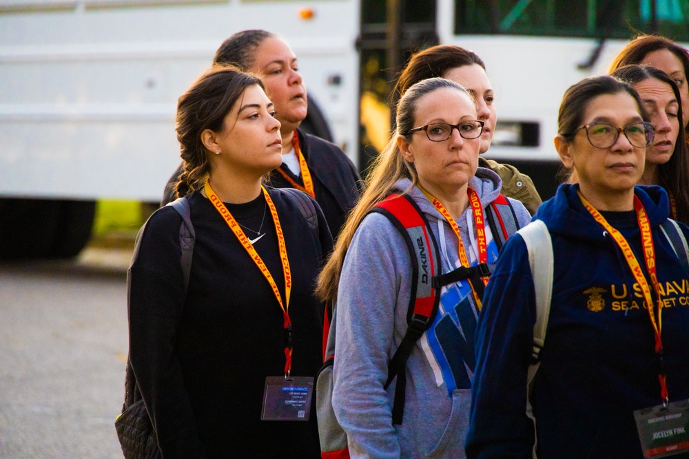 Northeastern US educators attend Parris Island Marine Corps workshop