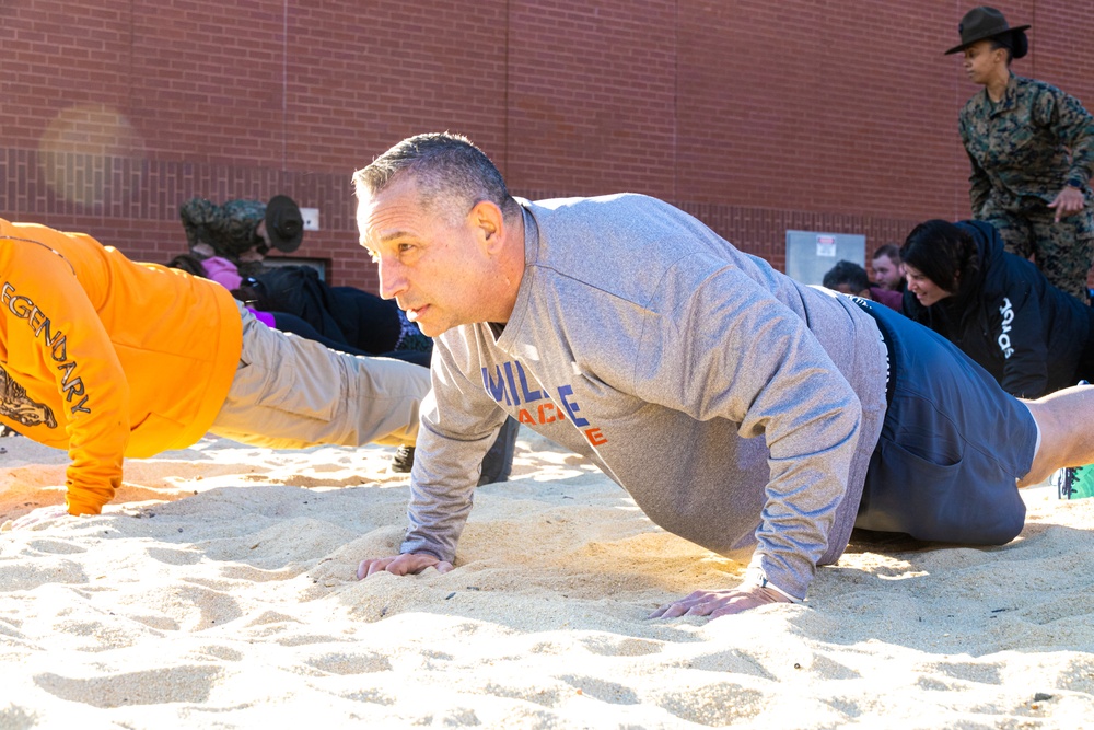 Northeastern US educators attend Parris Island Marine Corps workshop