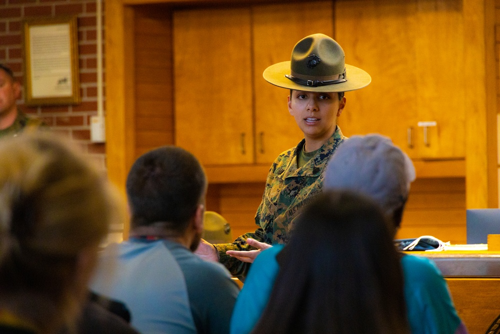Northeastern US educators attend Parris Island Marine Corps workshop