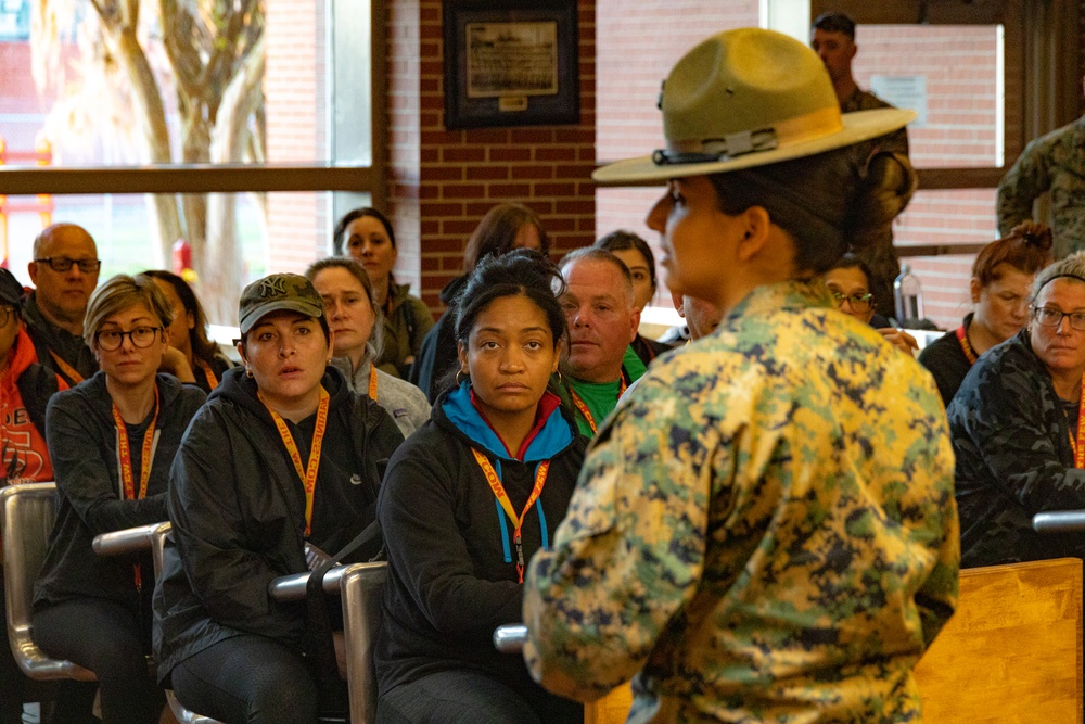 Northeastern US educators attend Parris Island Marine Corps workshop
