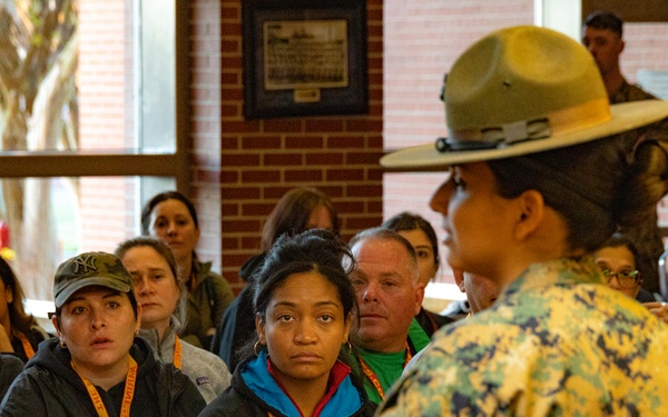 Northeastern US educators attend Parris Island Marine Corps workshop