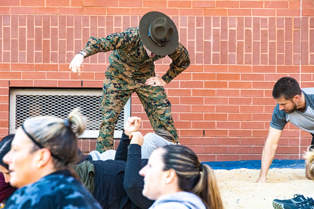Northeastern US educators attend Parris Island Marine Corps workshop
