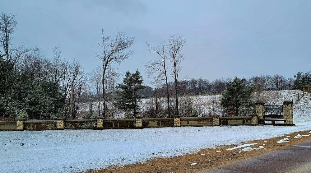 Stone Gates at Fort McCoy