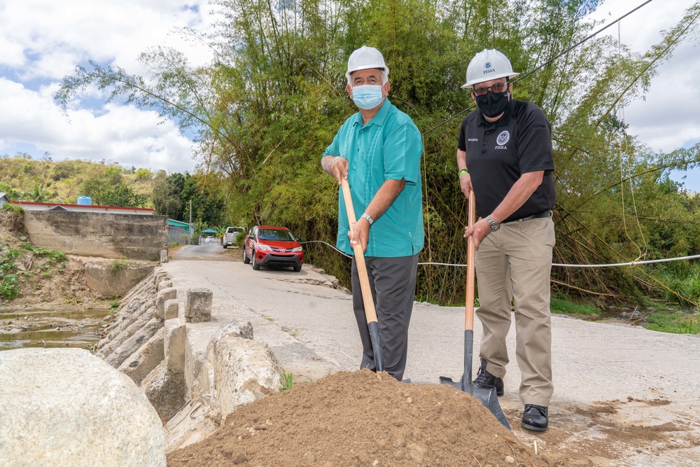 Laying of the First Stone for New Bridges at Zamas Neighborhood