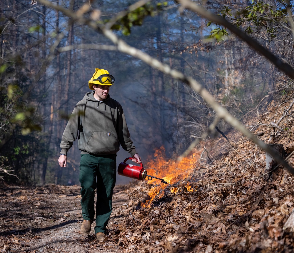 Quantico Fire &amp; Emergency Services and Natural Resources Environmental Affairs conduct controlled burns at Marine Corps Base Quantico