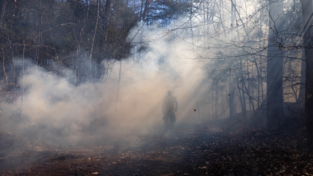 Quantico Fire &amp; Emergency Services and Natural Resources Environmental Affairs conduct controlled burns at Marine Corps Base Quantico