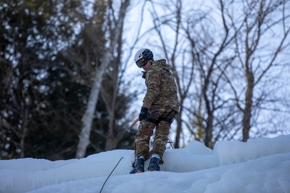 55th International Association of Military Mountain Schools Conference Ice Climbing