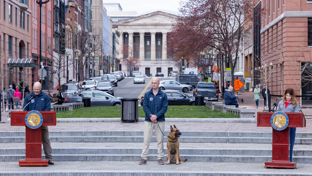 The United States War Dog Association hosts a K-9 Veterans Day Celebration Ceremony