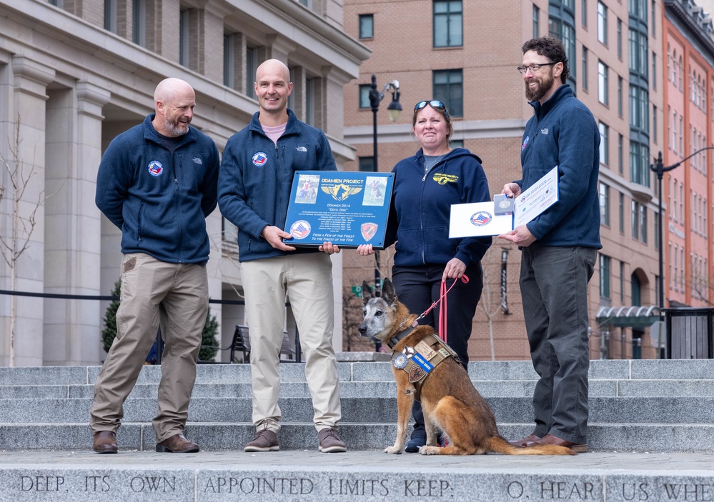 The United States War Dog Association hosts a K-9 Veterans Day Celebration Ceremony