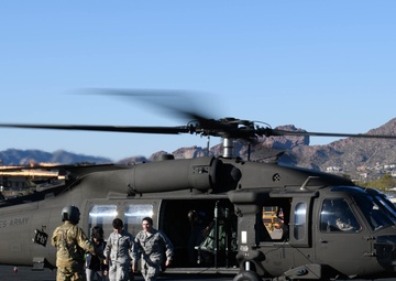 AZ Guard takes CAP teens on UH-60 Black Hawk flight