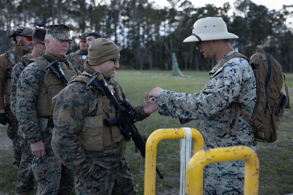 Marines Corps Marksmanship Competition East – Day Six / Night Time Live Fire Drills