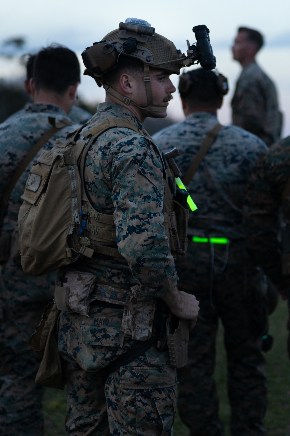 Marines Corps Marksmanship Competition East – Day Six / Night Time Live Fire Drills