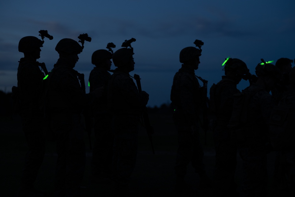 Marines Corps Marksmanship Competition East – Day Six / Night Time Live Fire Drills