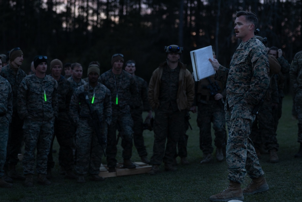 Marines Corps Marksmanship Competition East – Day Six / Night Time Live Fire Drills