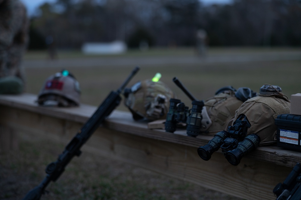 Marines Corps Marksmanship Competition East – Day Six / Night Time Live Fire Drills