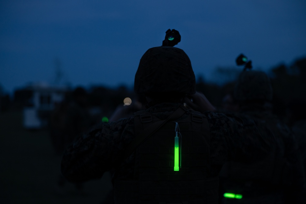 Marines Corps Marksmanship Competition East – Day Six / Night Time Live Fire Drills