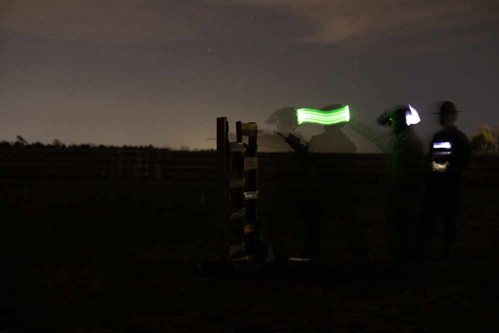 Marines Corps Marksmanship Competition East – Day Six / Night Time Live Fire Drills