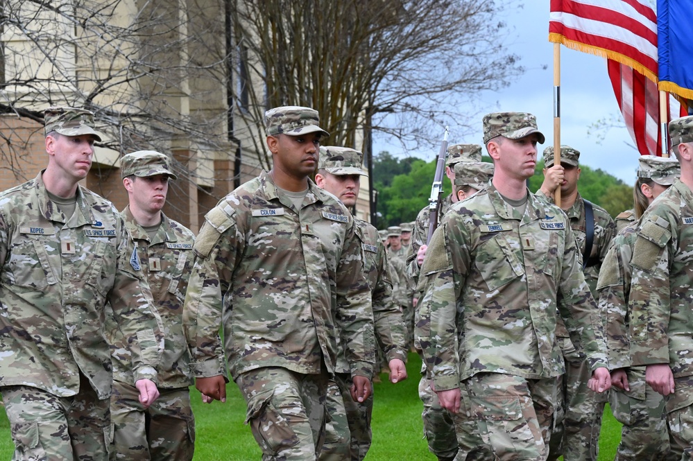 First all Space Force flight marches at OTS graduation