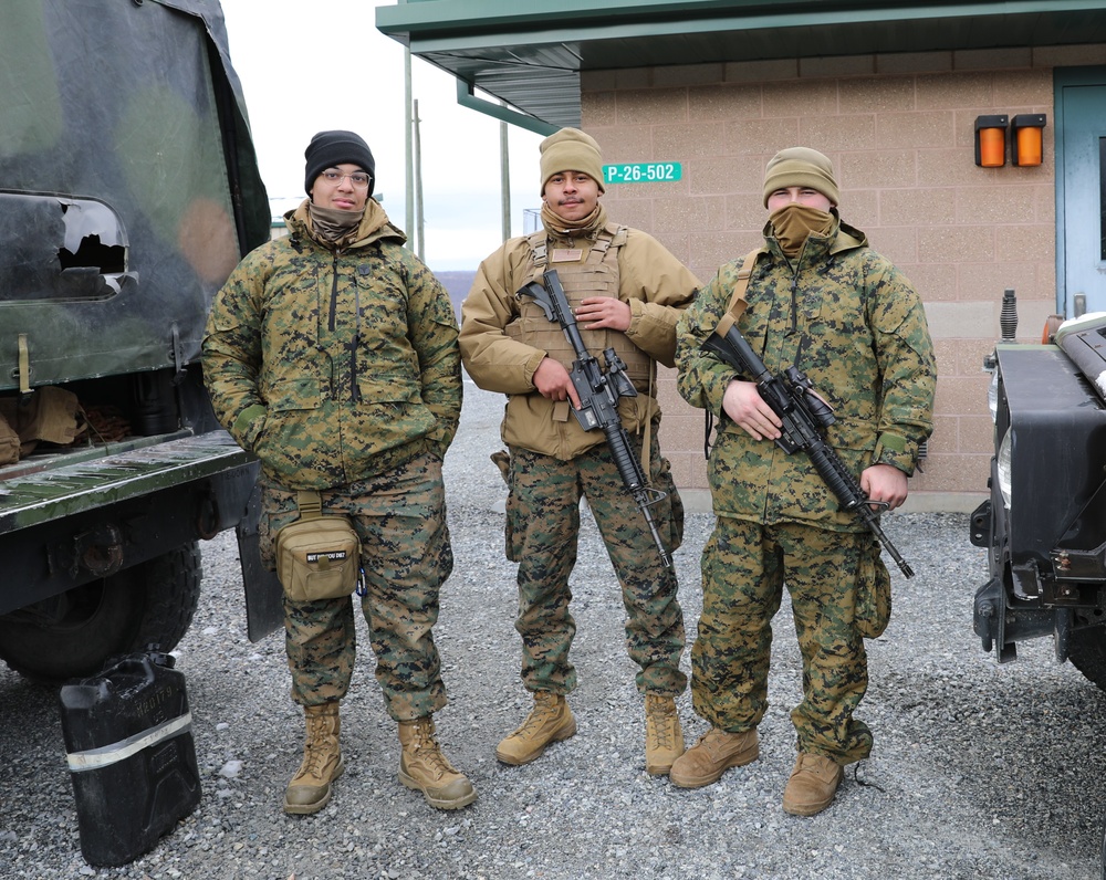 Marine Reservists conduct field operation at Fort Indiantown Gap
