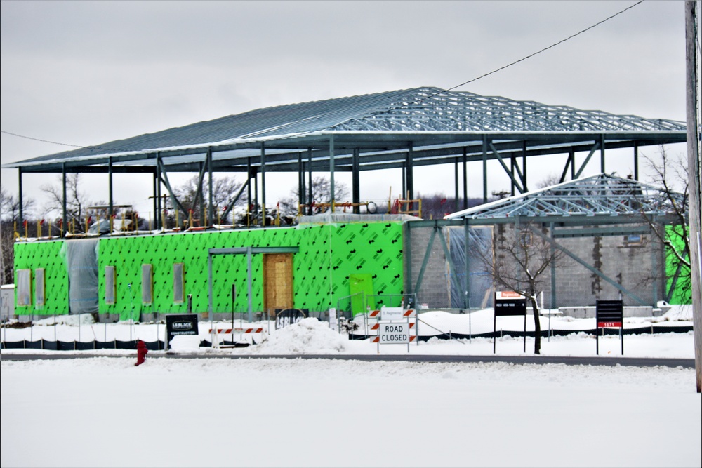 March 2023 construction operations of $11.96 million transient training brigade headquarters at Fort McCoy