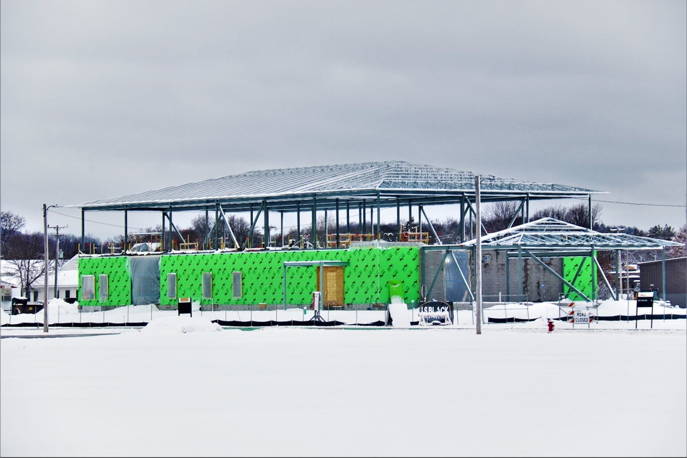 March 2023 construction operations of $11.96 million transient training brigade headquarters at Fort McCoy