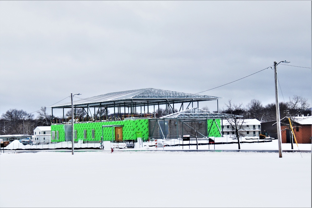 March 2023 construction operations of $11.96 million transient training brigade headquarters at Fort McCoy