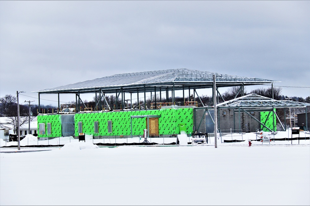 March 2023 construction operations of $11.96 million transient training brigade headquarters at Fort McCoy