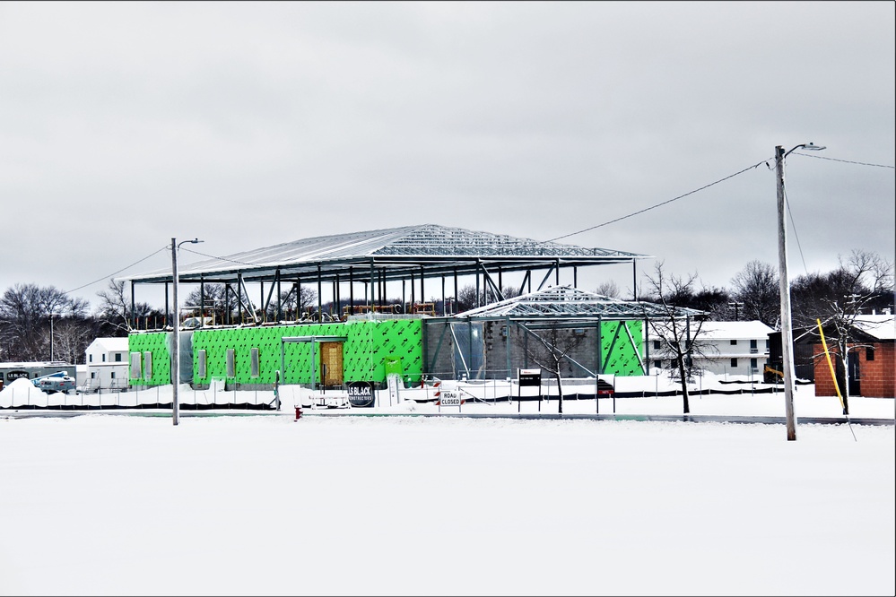 March 2023 construction operations of $11.96 million transient training brigade headquarters at Fort McCoy