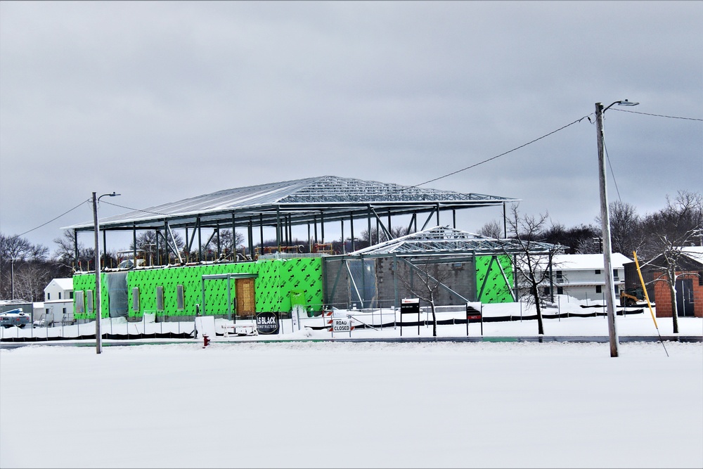 March 2023 construction operations of $11.96 million transient training brigade headquarters at Fort McCoy