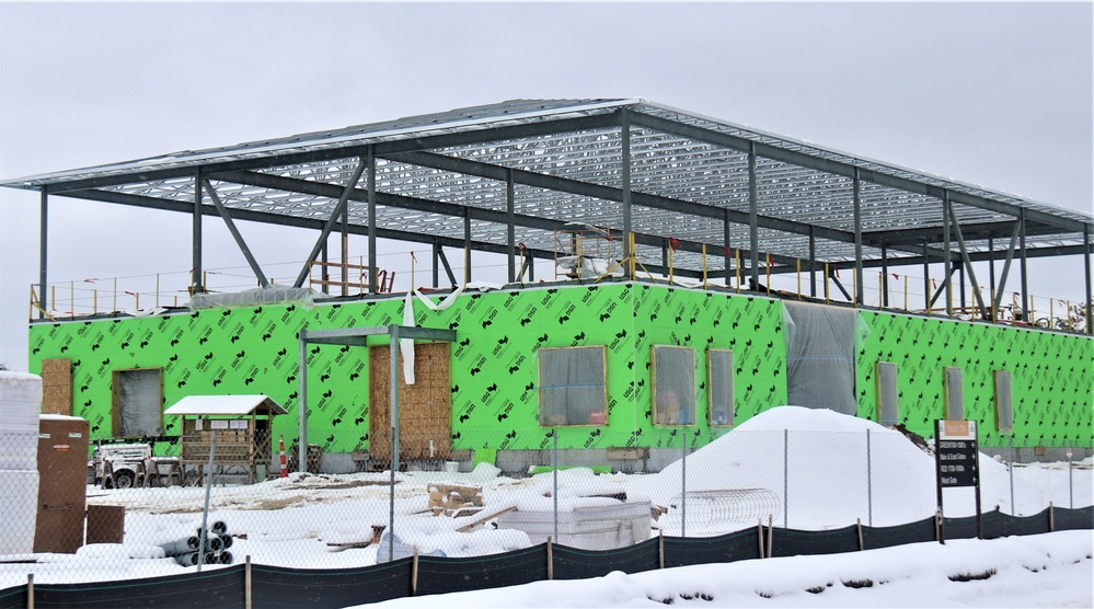 March 2023 construction operations of $11.96 million transient training brigade headquarters at Fort McCoy