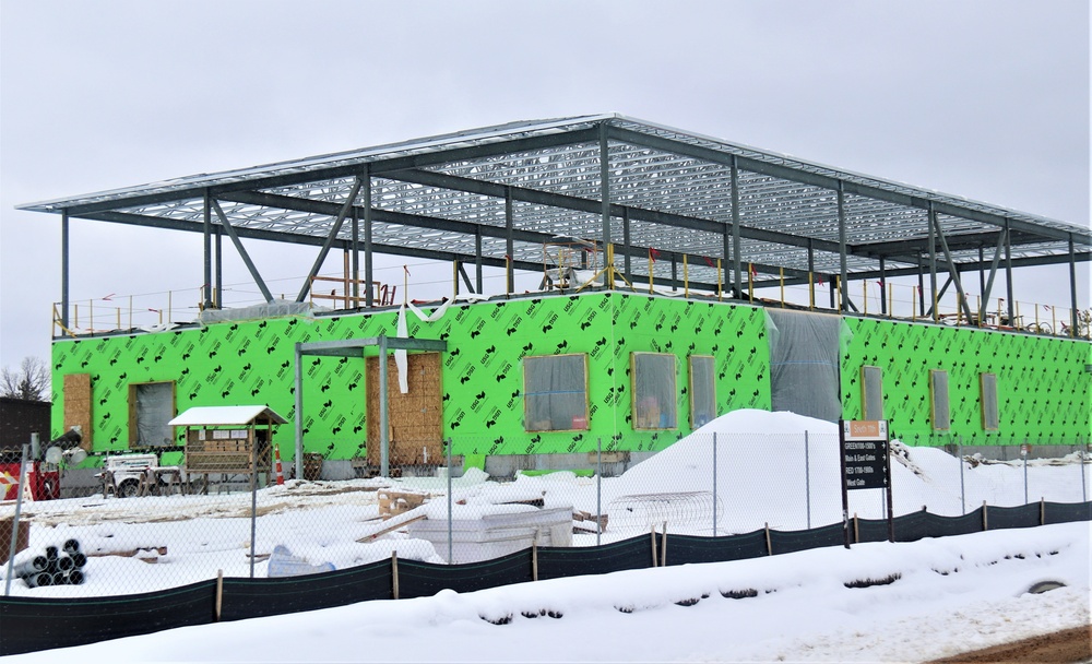 March 2023 construction operations of $11.96 million transient training brigade headquarters at Fort McCoy