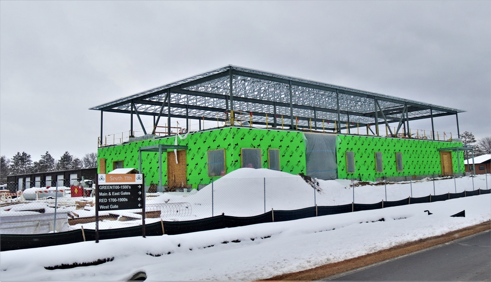 March 2023 construction operations of $11.96 million transient training brigade headquarters at Fort McCoy