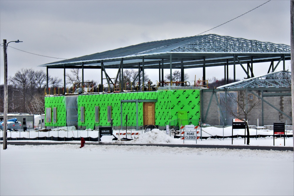 March 2023 construction operations of $11.96 million transient training brigade headquarters at Fort McCoy