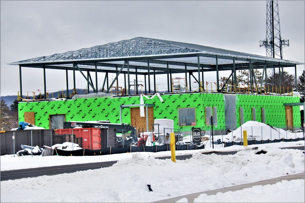 March 2023 construction operations of $11.96 million transient training brigade headquarters at Fort McCoy