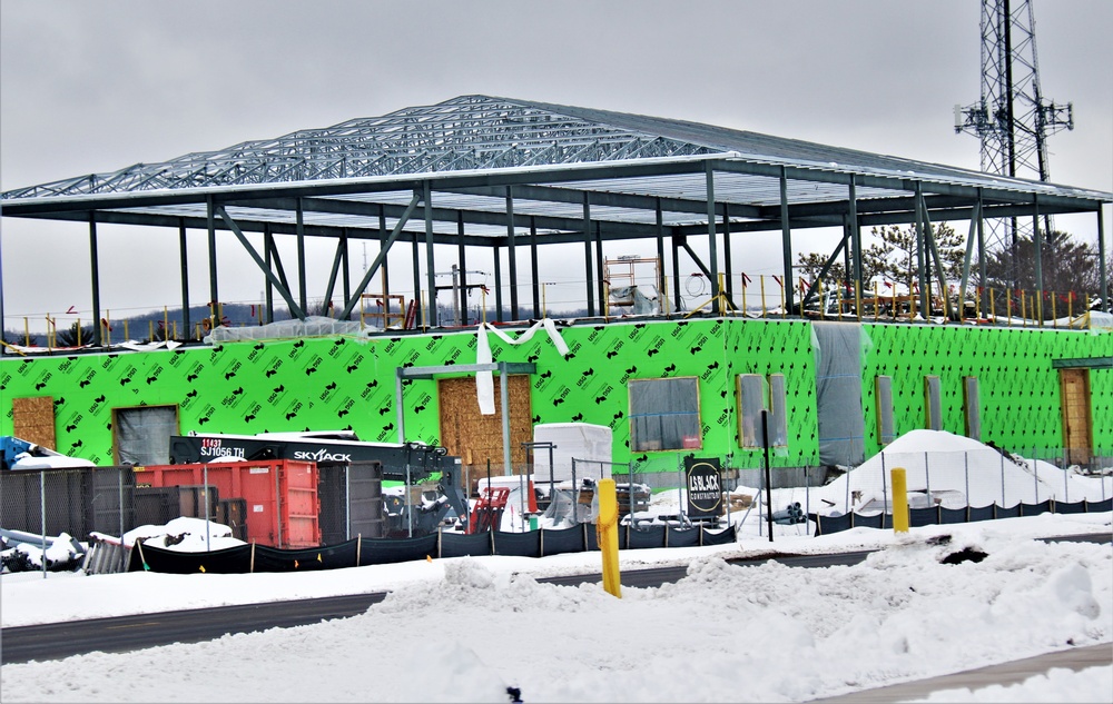 March 2023 construction operations of $11.96 million transient training brigade headquarters at Fort McCoy