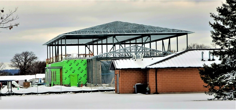 March 2023 construction operations of $11.96 million transient training brigade headquarters at Fort McCoy