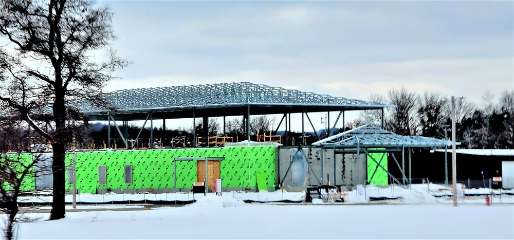 March 2023 construction operations of $11.96 million transient training brigade headquarters at Fort McCoy