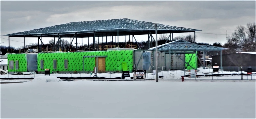 March 2023 construction operations of $11.96 million transient training brigade headquarters at Fort McCoy