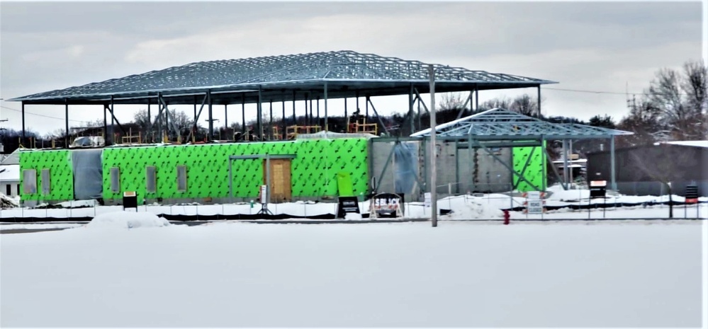 March 2023 construction operations of $11.96 million transient training brigade headquarters at Fort McCoy