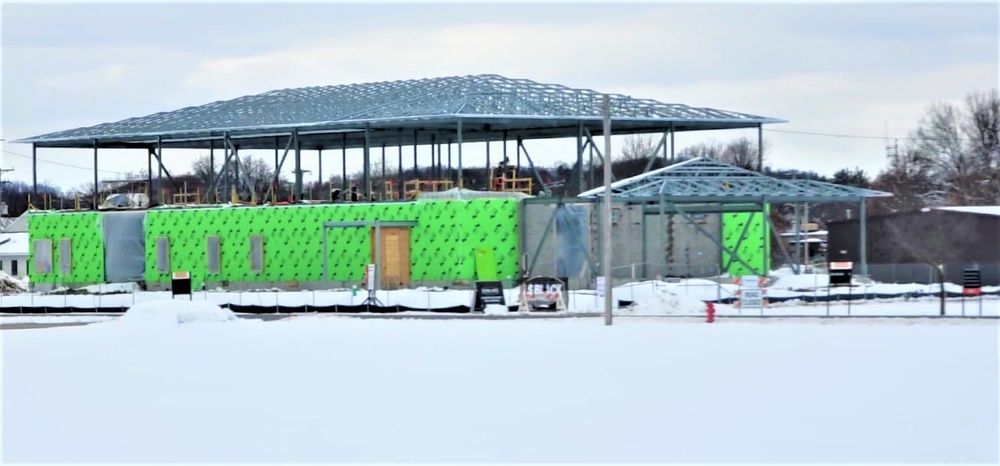 March 2023 construction operations of $11.96 million transient training brigade headquarters at Fort McCoy