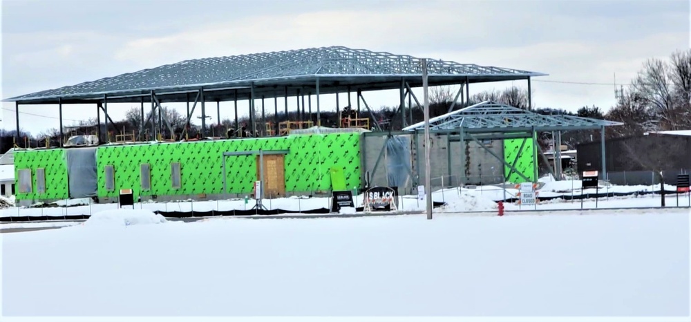 March 2023 construction operations of $11.96 million transient training brigade headquarters at Fort McCoy