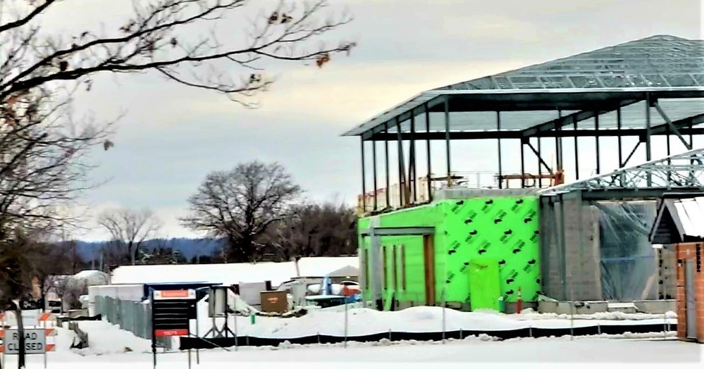 March 2023 construction operations of $11.96 million transient training brigade headquarters at Fort McCoy