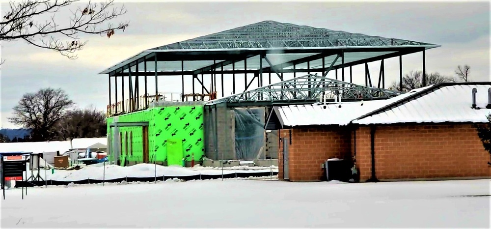 March 2023 construction operations of $11.96 million transient training brigade headquarters at Fort McCoy