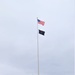 American Flag and Fort McCoy